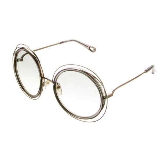 Chloe Silver Round Glasses